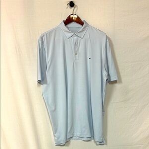 Vineyard Vines Blue Polo Shirt Classic Comfortable Design